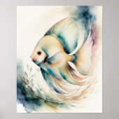 Poster Aquarelle Peinture de poisson (Devant)