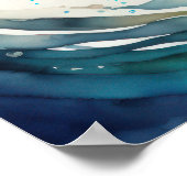 Poster Aquarelle Peinture de poisson (Coin)