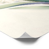 Poster Aquarelle Peinture de pourpre Iris (Coin)