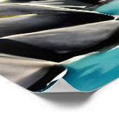 Poster Aquarelle Peinture D'Une Cascade (Coin)
