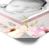 Poster Aquarelle Peonies, Je suis enfant de Dieu (Coin)