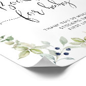 Poster Aquarelle petit ours, livres d'eucalyptus pour béb (Coin)