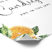 Poster Aquarelle petite mignonne devinez combien de bonbo (Coin)