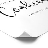 Poster Aquarelle petite pêche deviner combien de cookies (Coin)