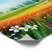 Poster Aquarelle pittoresque (Coin)