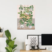 Poster Aquarelle Plantes tropicales (Bureau à domicile)