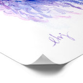 Poster Aquarelle Portrait Abstrait mouton (Coin)