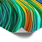 Poster Aquarelle Portrait femme, Art Abstrait (Coin)