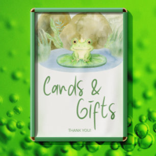 Poster Aquarelle Princess Frog Cartes et cadeaux de Baby 