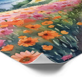 Poster Aquarelle Purple Mountain Majesty (Coin)