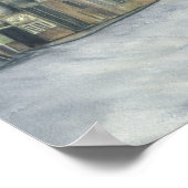 Poster Aquarelle Rainy City Woman (Coin)