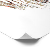 Poster Aquarelle Red Wing Blackbird Oiseau Art de la natu (Coin)