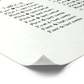 Poster Aquarelle romantique rose Mariage rose Floral (Coin)