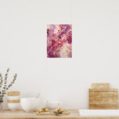 Poster Aquarelle rose (Cuisine)