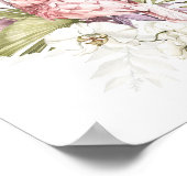 Poster Aquarelle rose Cockatoo Parrot (Coin)