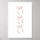 Poster Aquarelle rose vintage (Devant)