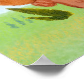 Poster Aquarelle Salle de soins infirmiers des lapins de (Coin)