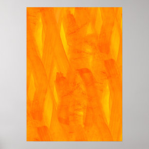 Poster Aquarelle sans couture d'abrégé sur jaune