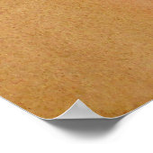 Poster Aquarelle Sienna Wilds Abstraite (Coin)