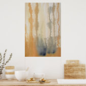 Poster Aquarelle Sienna Wilds Abstraite (Cuisine)