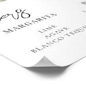 Poster Aquarelle | Signature Mariée & Salle Boisson (Coin)