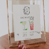 Poster Aquarelle | Signature Mariée & Salle Boisson