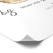 Poster Aquarelle | Signature Mariée & Salle Boisson (Coin)