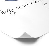 Poster Aquarelle | Signature Mariée & Salle Boisson (Coin)