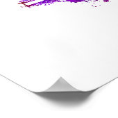 Poster Aquarelle Skyline de Chicago en blanc (Coin)