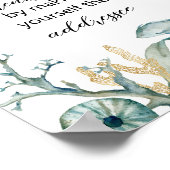 Poster Aquarelle sous la mer Jellyfish (Coin)