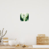 Poster Aquarelle tendance Art Forêt Peinture Cod.02 (Cuisine)