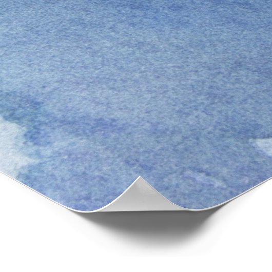 Poster Aquarelle texture peinture arrière - plan (Coin)