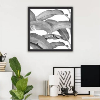 Poster Aquarelle Tropical Summer