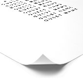 Poster Aquarelle tropicale et dorée mariage plan (Coin)