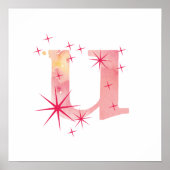 Poster Aquarelle U (Devant)