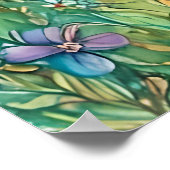 Poster Aquarelle Unicorne (Coin)