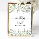 Poster Aquarelle verte Bubbly Bar Pop Fizz Clink Sign<br><div class="desc">Aquarelle verte Bubbly Bar Pop Fizz Clink Sign</div>