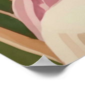 Poster Aquarelle Victorian Tea Party peinture (Coin)