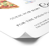 Poster Aquarelle Vin douche nuptiale Combien de lièges (Coin)