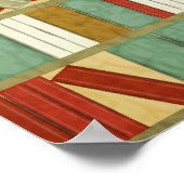 Poster Aquarelle vintage (Coin)