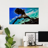 Poster Aquarelle vintage Nosferatu (Bureau à domicile)