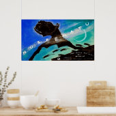 Poster Aquarelle vintage Nosferatu (Cuisine)