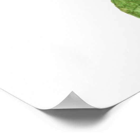 Poster aquarelle violette (Coin)