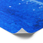 Poster Aquarelle vue mer et plage. (Coin)