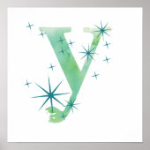 Poster Aquarelle Y (Devant)