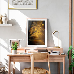 Poster Aquarelle Yaoundé Road Wall Art