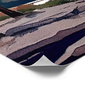 Poster Aquarelle Yosemite (Coin)