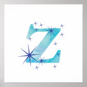 Poster Aquarelle Z (Devant)