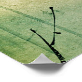 Poster Aquarelle Zen Motivational Paysage (Coin)