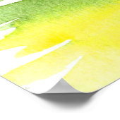 Poster Aquarelles Abstraites minimalistes 2 (Coin)